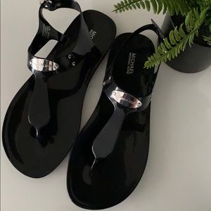 Michael Kors Black Jelly Sandal